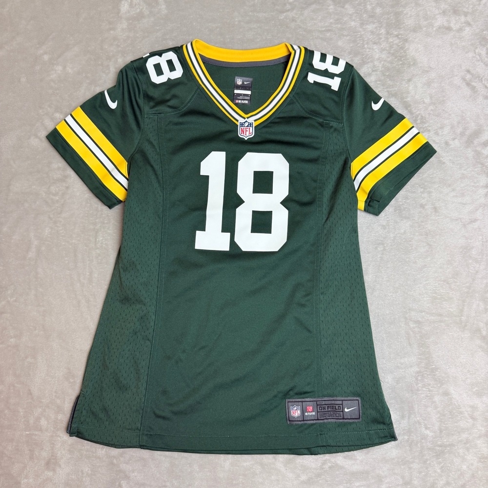 Nike Randall Cobb Green Bay Packers Jersey Womens M Green NFL Football Sporty